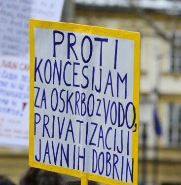 protest voda m