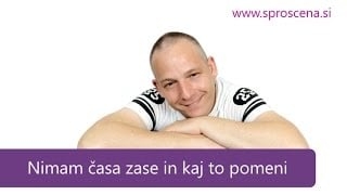 Nimam časa zase in kaj to pomeni? 1