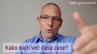 Kako najti več časa zase? 8