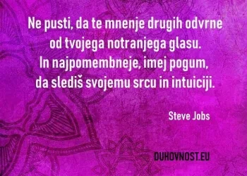 Ne pusti, da te mnenje drugih