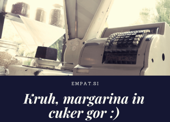 Kruh, margarina in cuker gor 2