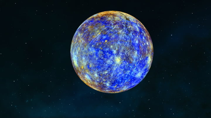 Prvi obrat retrogradnega Merkurja v letu 2022 6