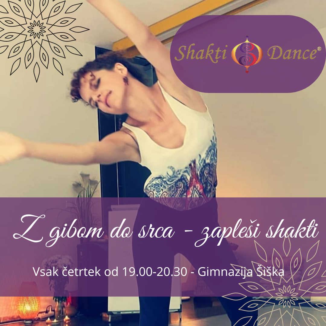 Redna praksa Shakti dance® oz. Joge plesa v Ljubljani - četrtki 7