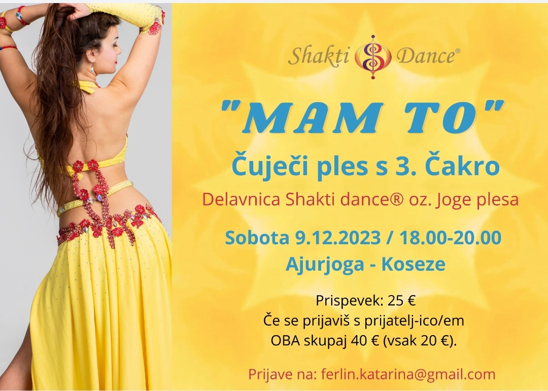 Delavnica Joge plesa- Shakti dance® v Ljubljani 7