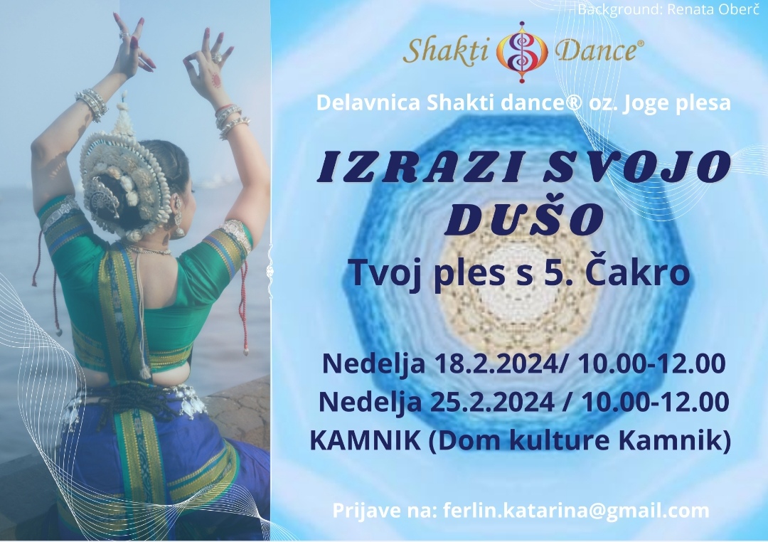 "IZRAZI SVOJO DUŠO" - Delavnica Shakti dance® oz. Joge plesa v Kamniku 7