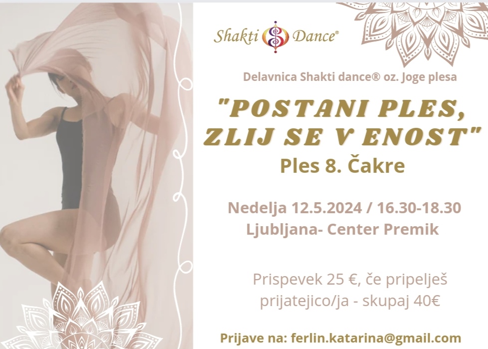 POSTANI PLES, ZLIJ SE V ENOST- Shakti dance v Ljubljani 7