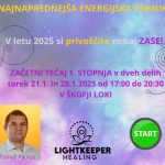 tečaj Lightkeeper healing tehnike za praktike 1. stopnja