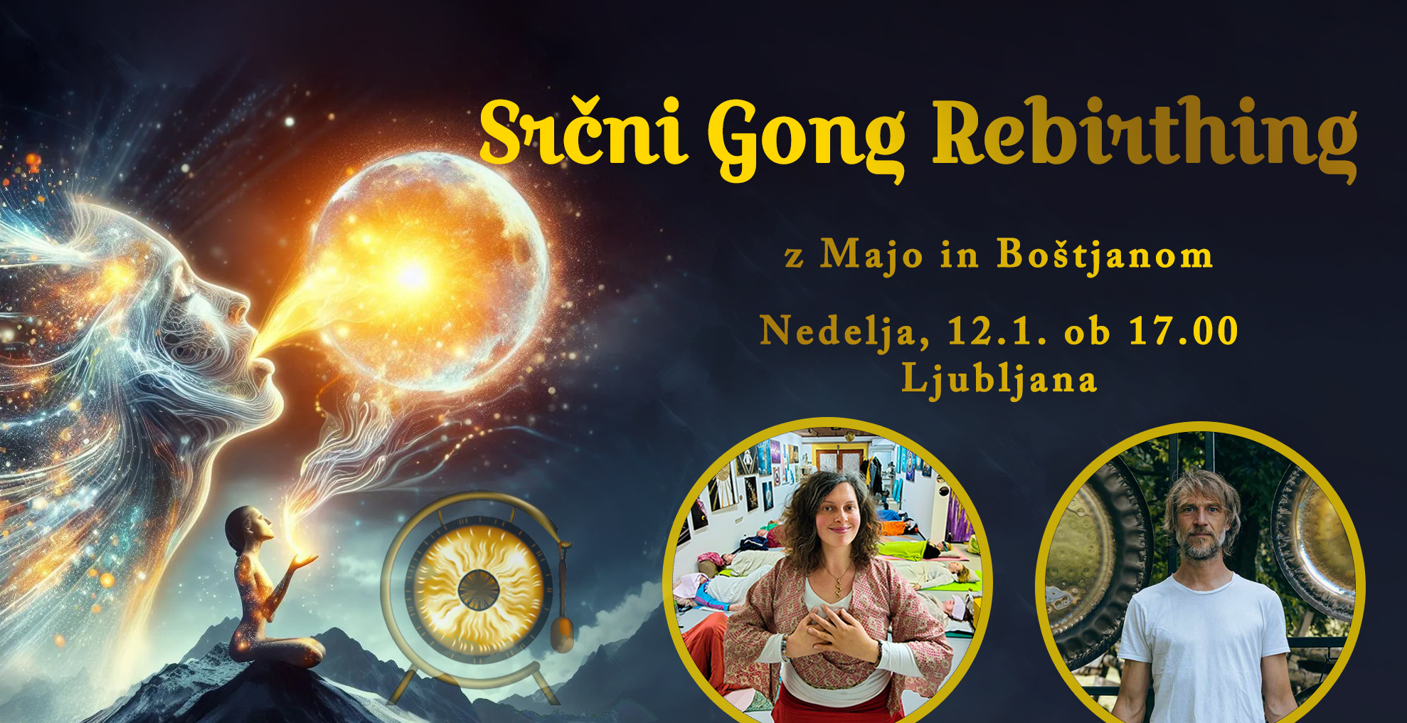 Srčni Gong Rebirthing - LJUBLJANA