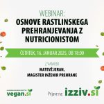 LIVE Webinar: Osnove rastlinskega prehranjevanja z nutricionistom