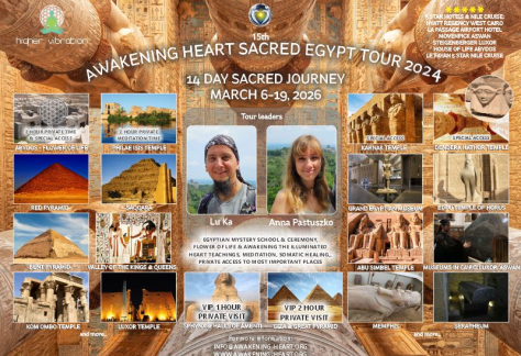 Duhovno potovanje v Egipt 2026 (v anglescini)