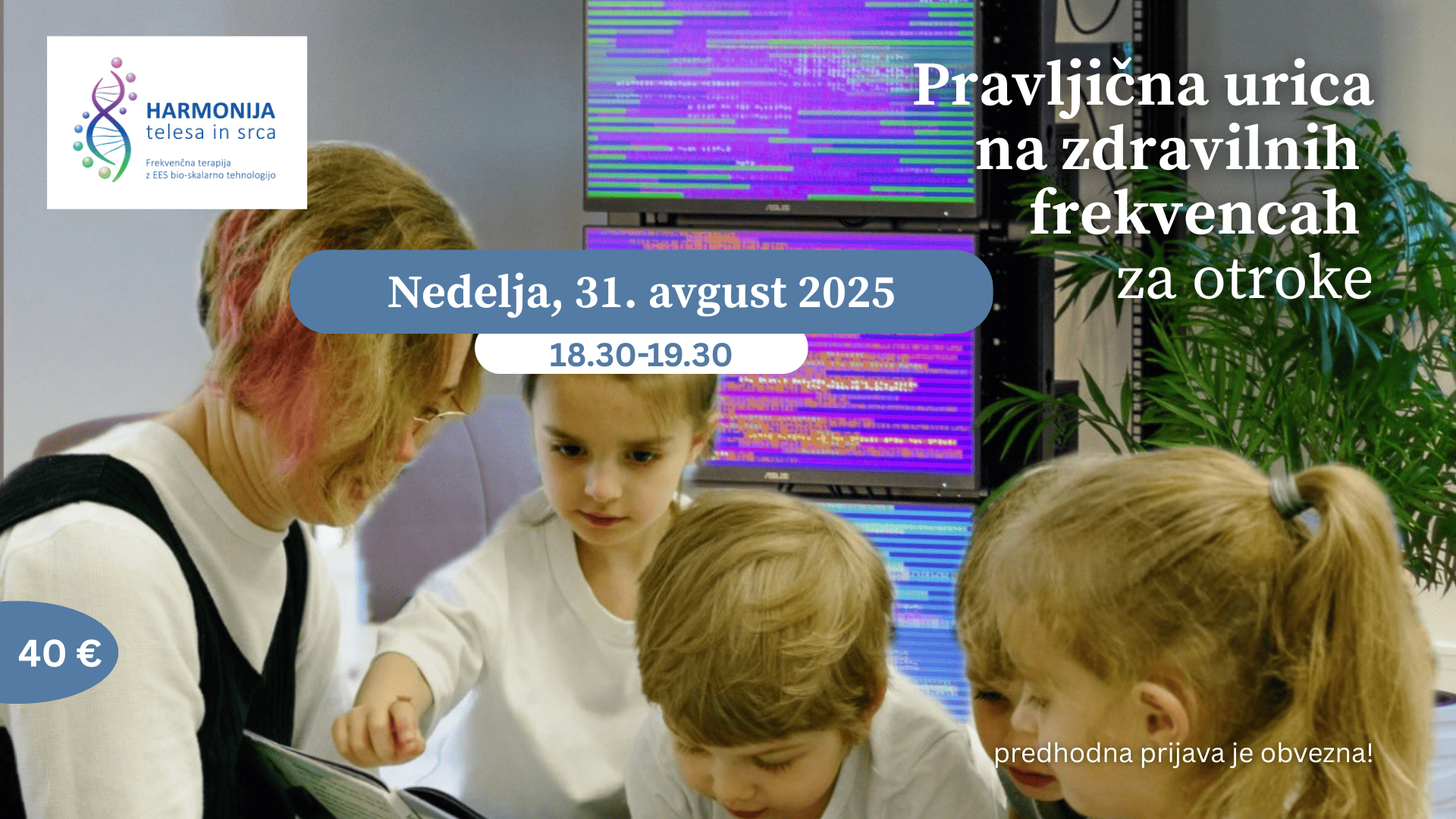 Pravljična urica na zdravilnih frekvencah za otroke - z EES tehnologijo