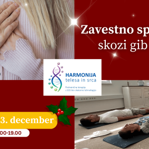 Delavnica: Zavestno sproščanje skozi gib in dih