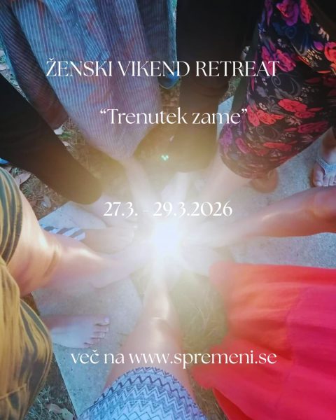 Povabilo na ženski retreat – »Trenutek zame«