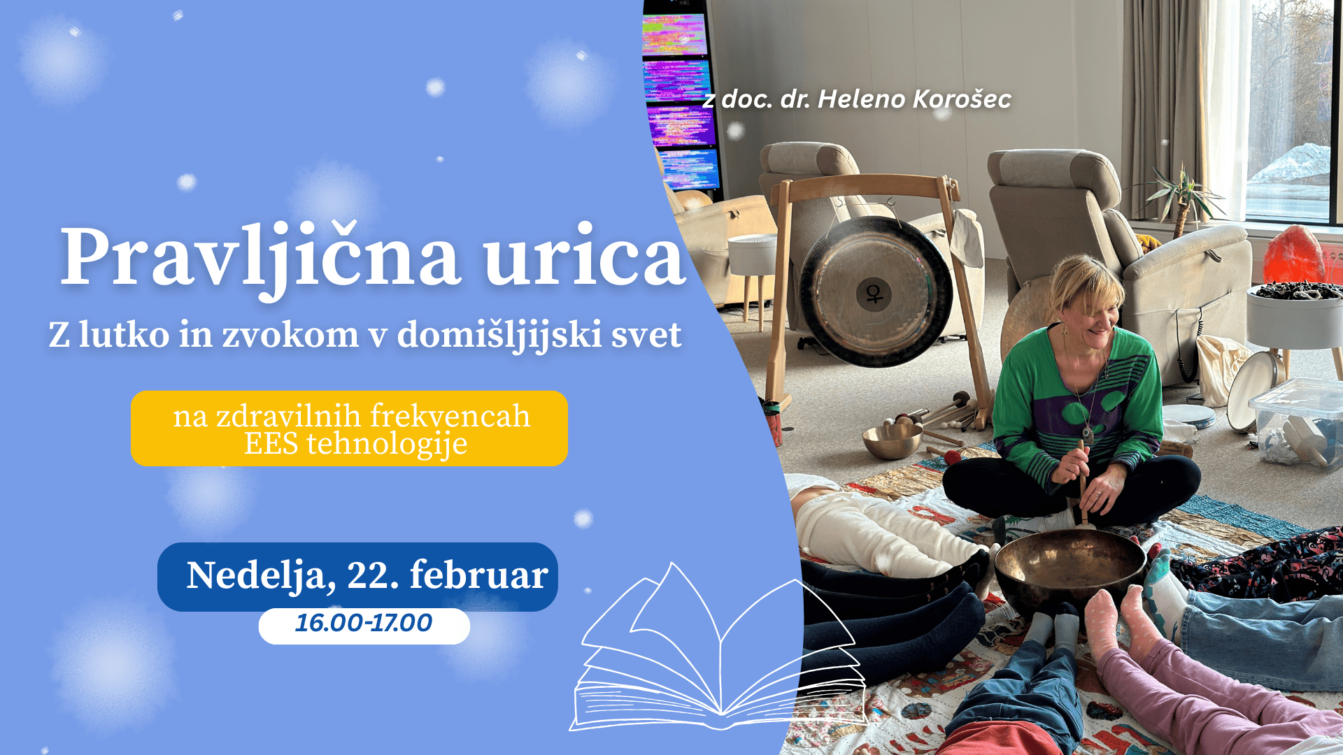 PRAVLJIČNA URICA ZA OTROKE NA ZDRAVILNIH FREKVENCAH- Z lutko in zvokom v domišljijski svet ✨