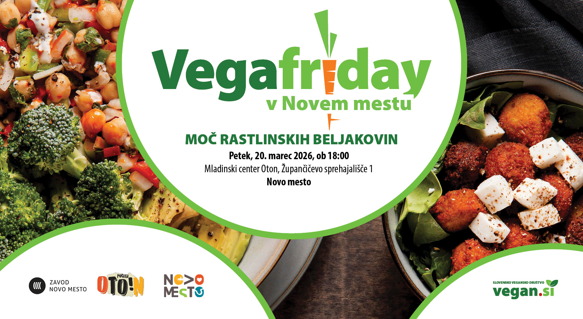 VegaFriday v Novem mestu: Moč rastlinskih beljakovin