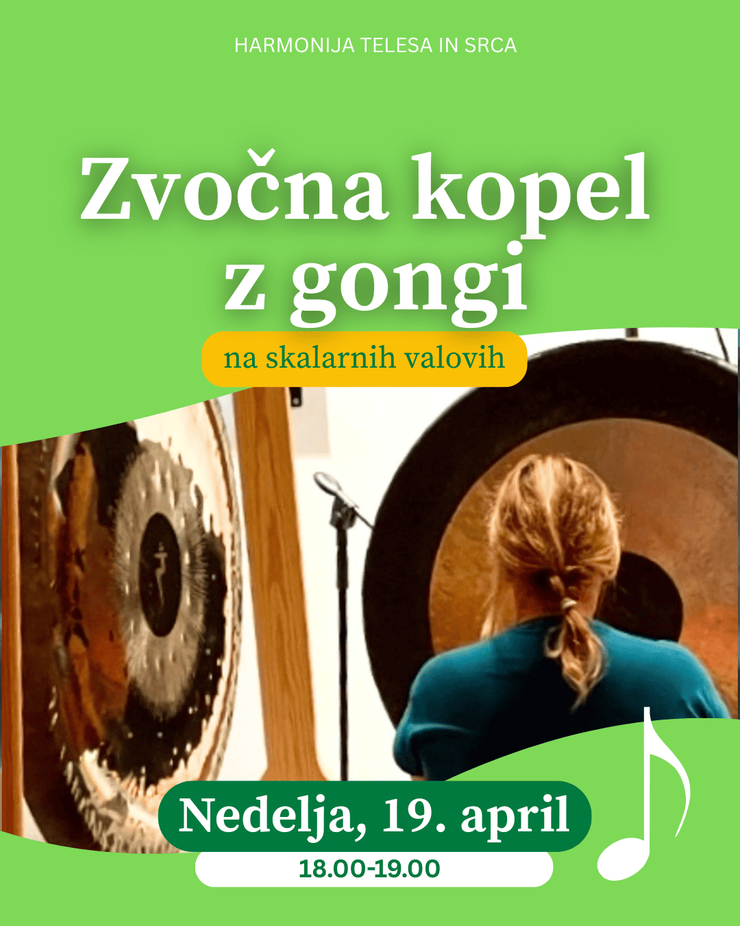 Zvočna kopel na skalarnih valovih