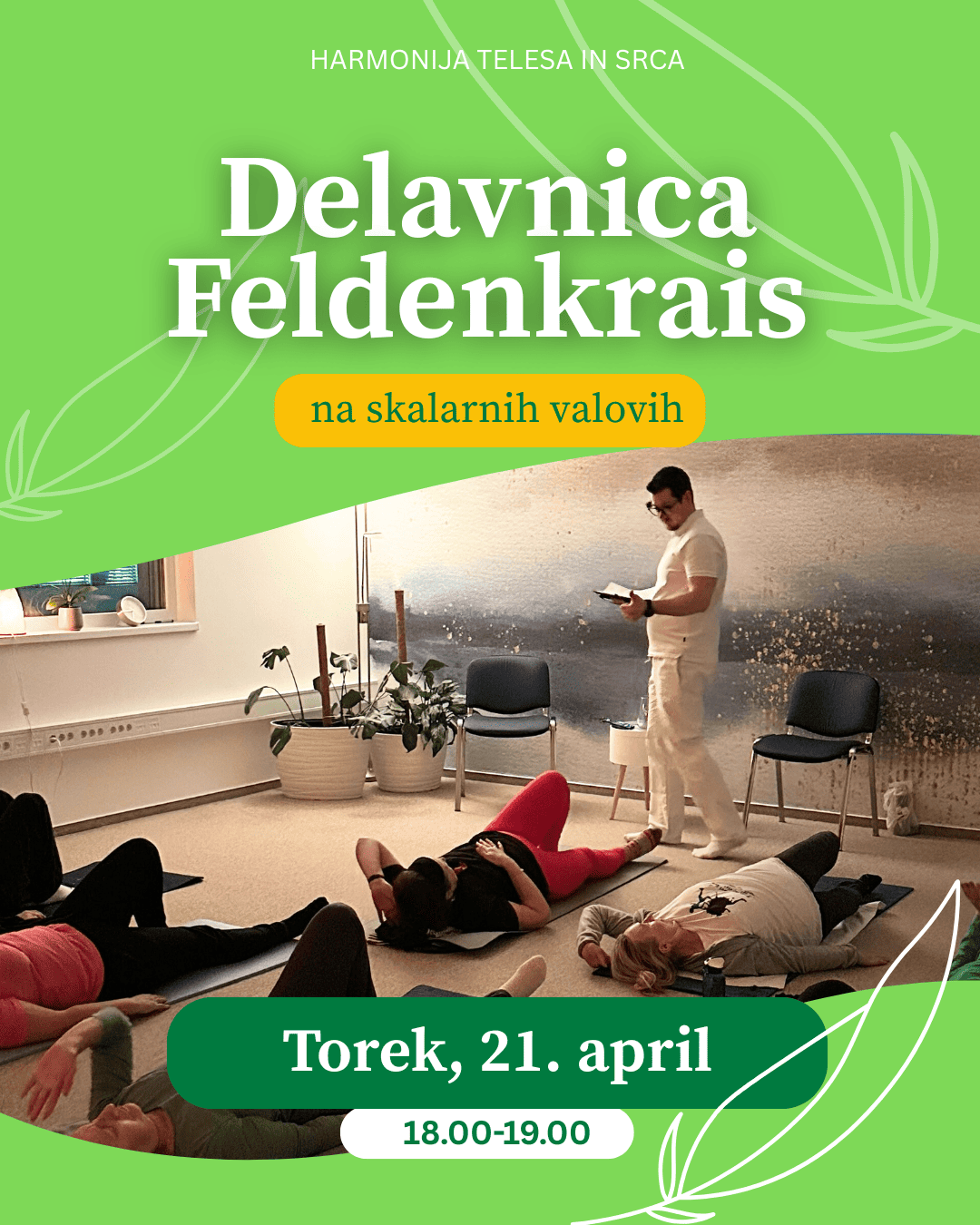 Delavnica Feldenkrais na skalarnih valovih