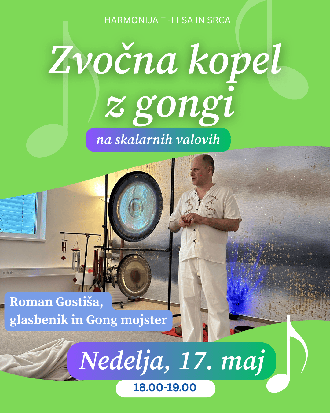 Zvočna kopel z gongi