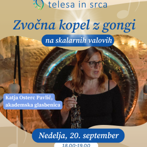 Zvočna kopel z gongi na skalarnih valovih