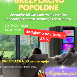 BREZPLAČNO POPOLDNE - Preizkusite EES bio-skalarno frekvenčno tehnologijo