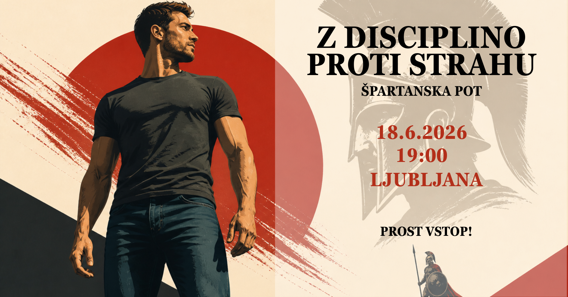 Z disciplino proti strahu - Špartanska pot