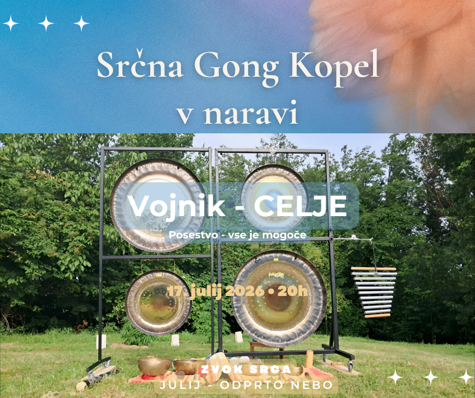 Srčna gong kopel 𝗝𝗨𝗟𝗜𝗝 - 𝗢𝗗𝗣𝗥𝗧𝗢 𝗡𝗘𝗕𝗢 / VOJNIK - CE