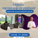 9 KLJUČEV REGENERACIJE IN VITALNOSTI – Brezplačno predavanje z Dejanom Jaričem, dr. med., holističnim zdravnikom